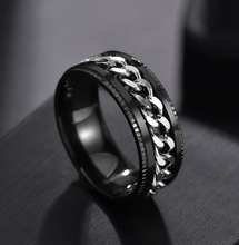 Load image into Gallery viewer, BLACK Bottle Opener Ring - BEER BLING™