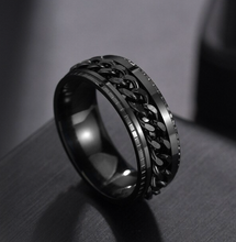 Load image into Gallery viewer, BLACK Bottle Opener Ring - BEER BLING™
